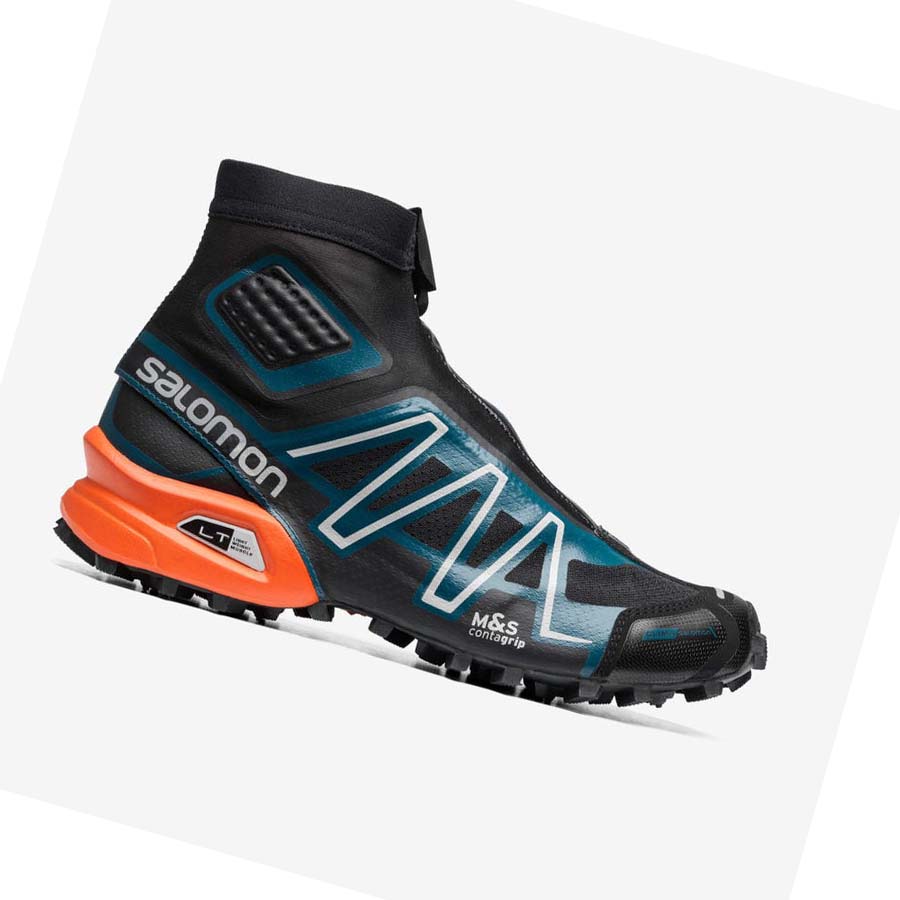 Salomon SNOWCROSS ADVANCED Tornacipő Női Fekete Zöld | HU 2942WNB